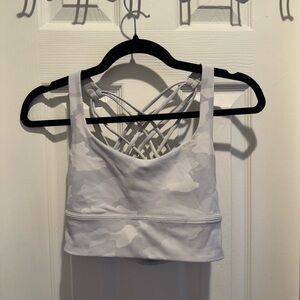 Lululemon Athletica Gray Camo Sports Bra